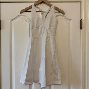 White athletic dress